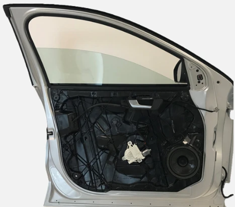 Automotive Inner Door Module Frame Molded with PP LGF30 Black Automotive Inner Door Module Frame Molded with PP LGF30 Black